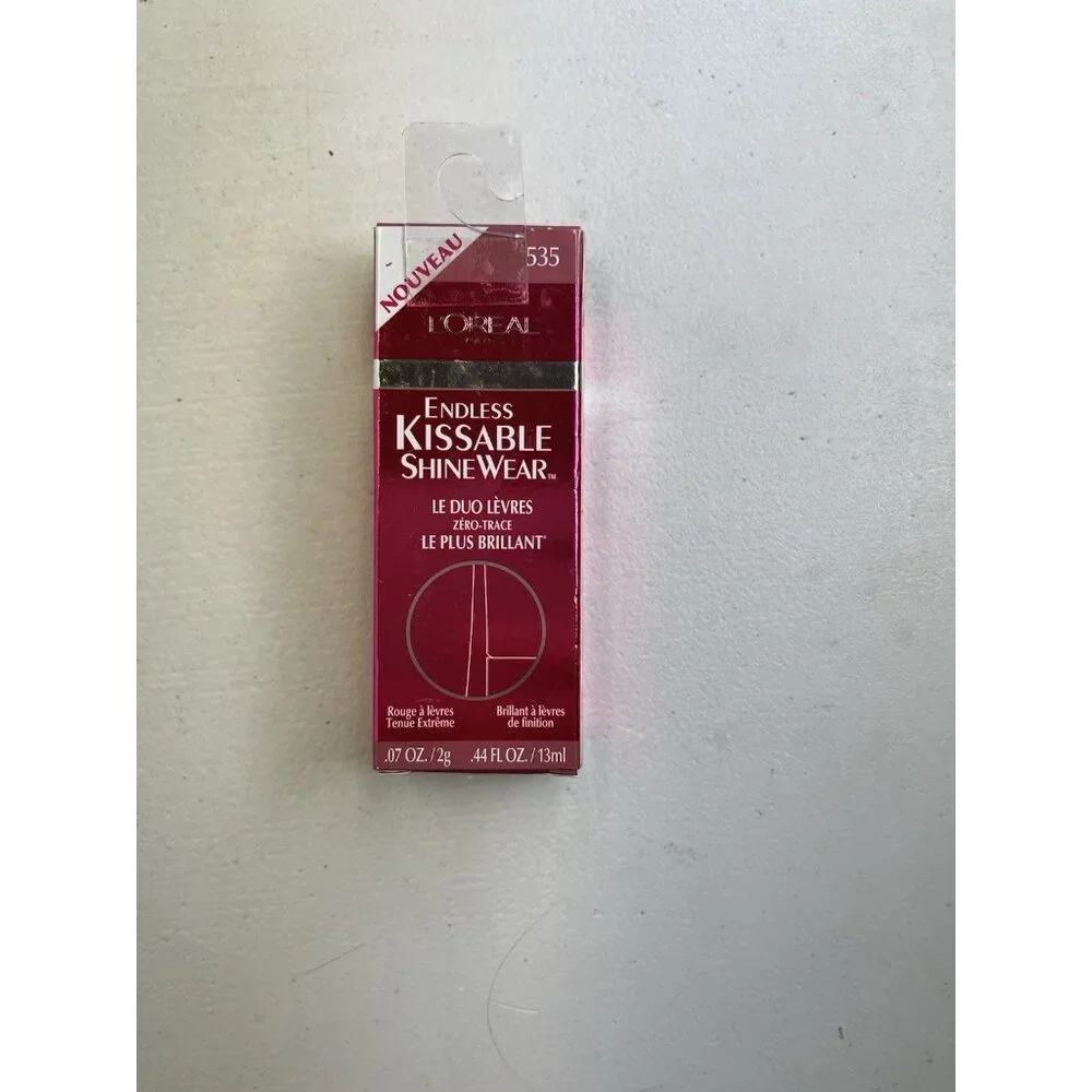 NEW L'Oréal Endless Kissable ShineWear Lip Duo 535 Berry Irresistible